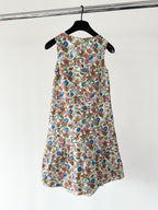 Marni Floral Print Pleat Hem Sleeveless Summer Dress