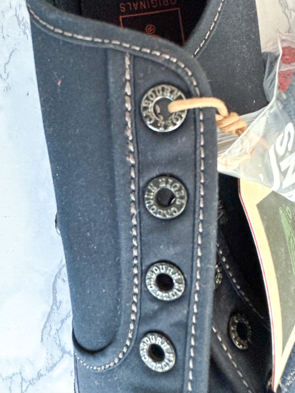 Nigel Cabourn UA OG STYLE 23 LX Ventile Black Navy Sneakers Trainers