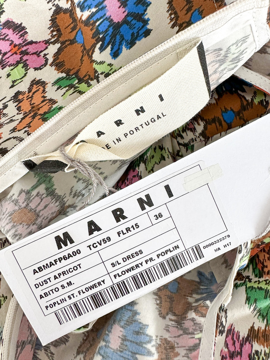 Marni Floral Print Pleat Hem Sleeveless Summer Dress