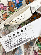 Marni Floral Print Pleat Hem Sleeveless Summer Dress