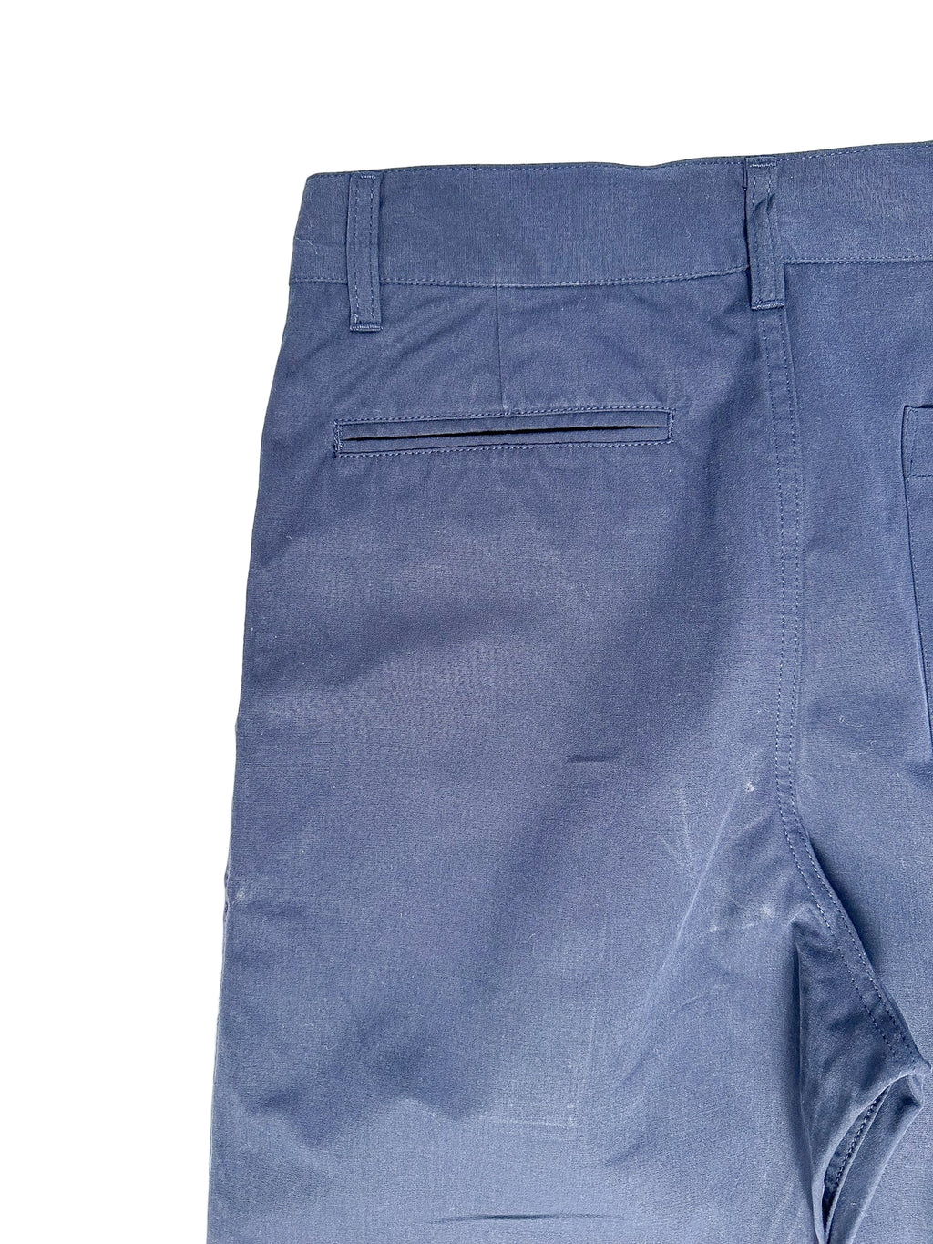 Nigel Cabourn P3 US Poplin Slim Leg Chino Pants Trousers In Navy Blue