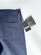 Nigel Cabourn P3 US Poplin Slim Leg Chino Pants Trousers In Navy Blue