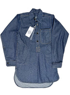 Yarmouth Oilskins Pullover Smock Shirt In Denim