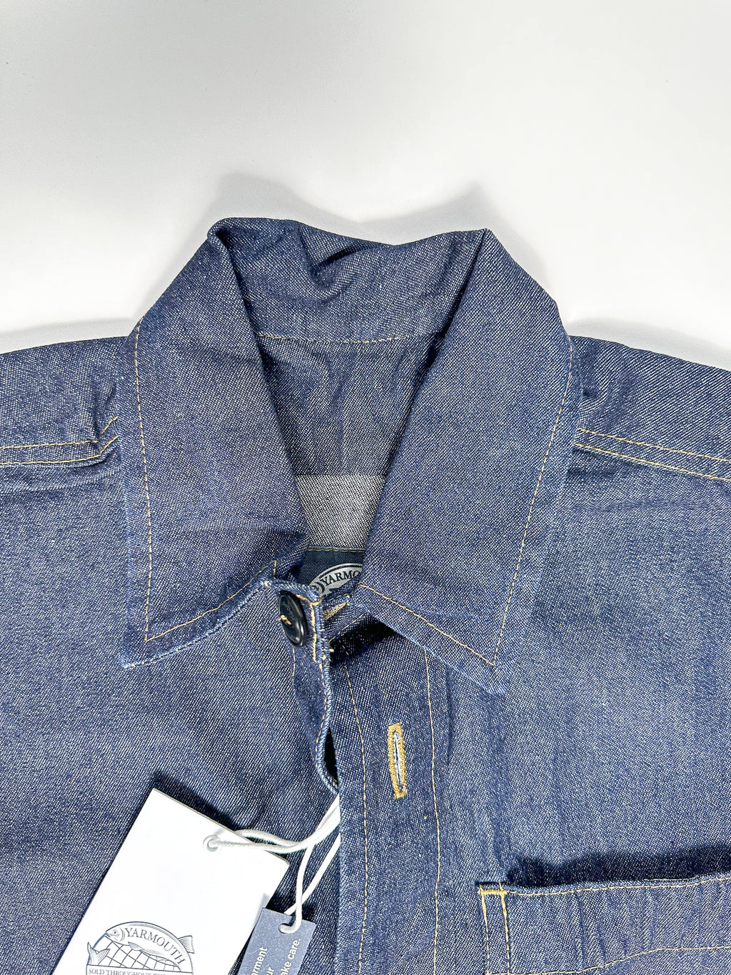 Yarmouth Oilskins Pullover Smock Shirt In Denim