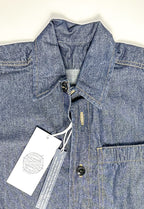 Yarmouth Oilskins Pullover Smock Shirt In Denim