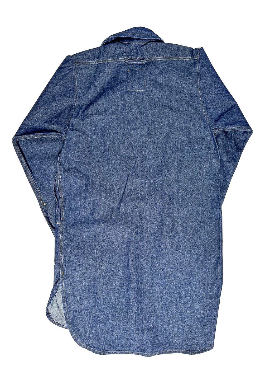 Yarmouth Oilskins Pullover Smock Shirt In Denim