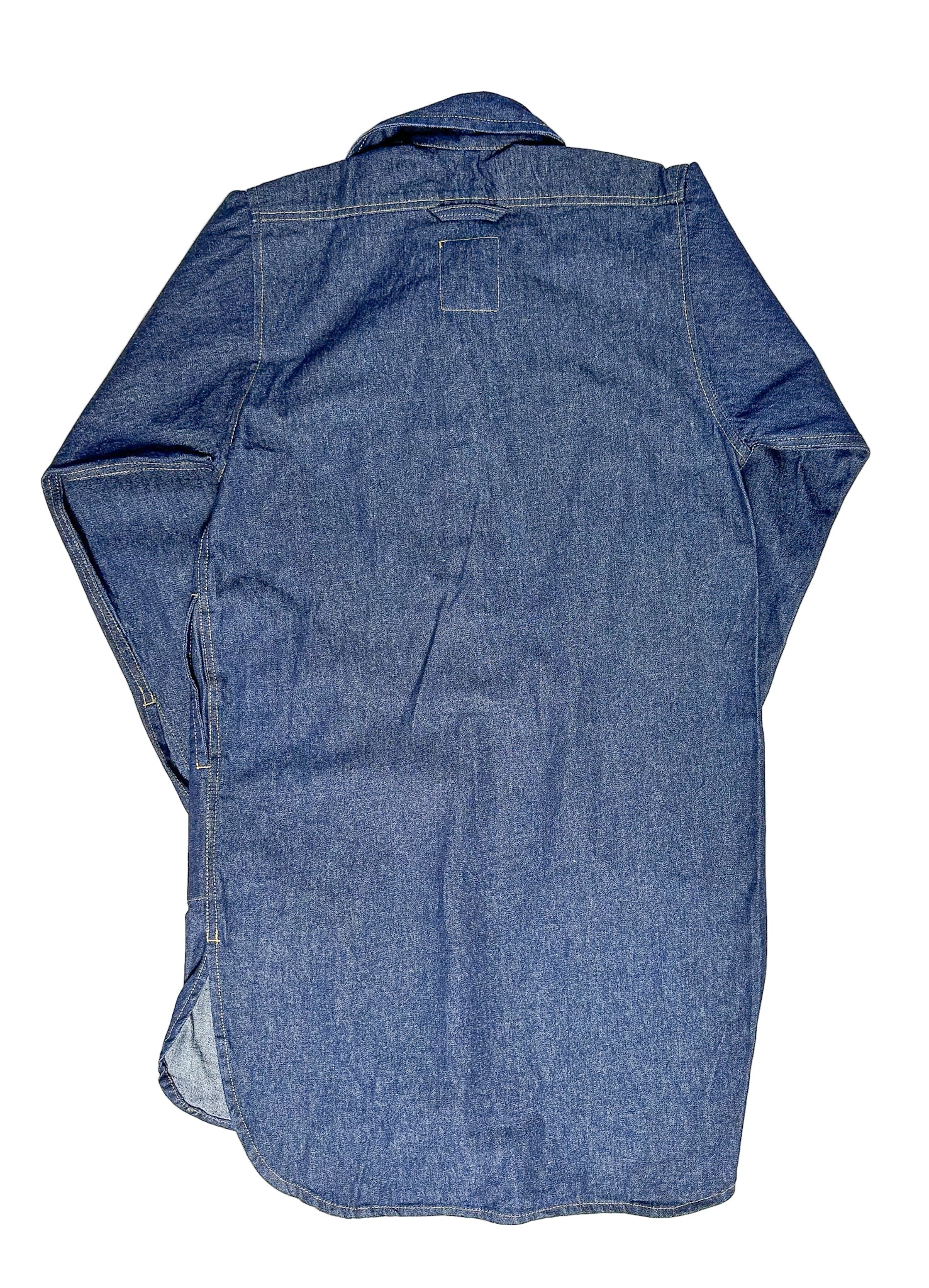 Yarmouth Oilskins Pullover Smock Shirt In Denim