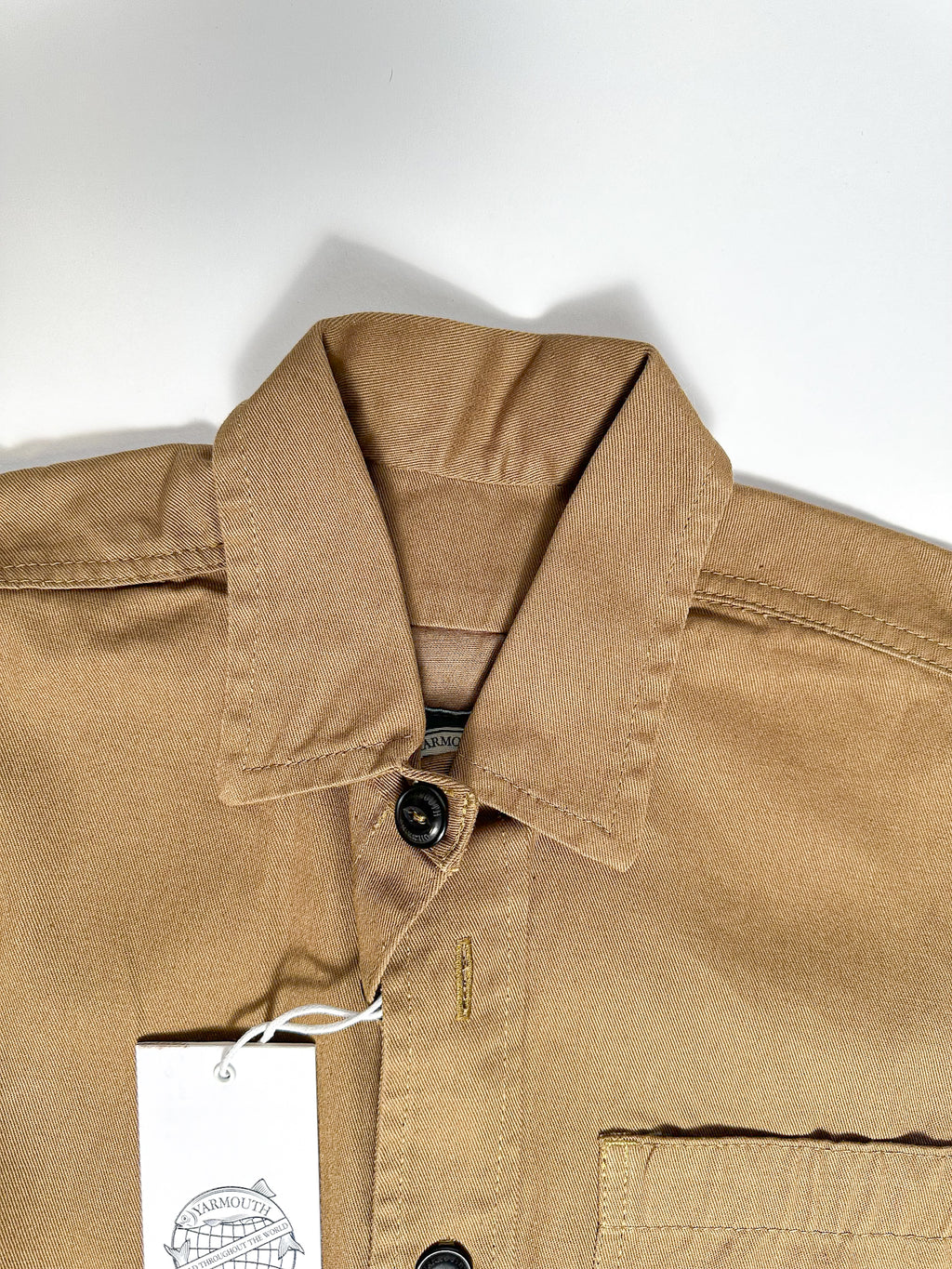 Yarmouth Oilskins Pullover Smock Shirt In Brown