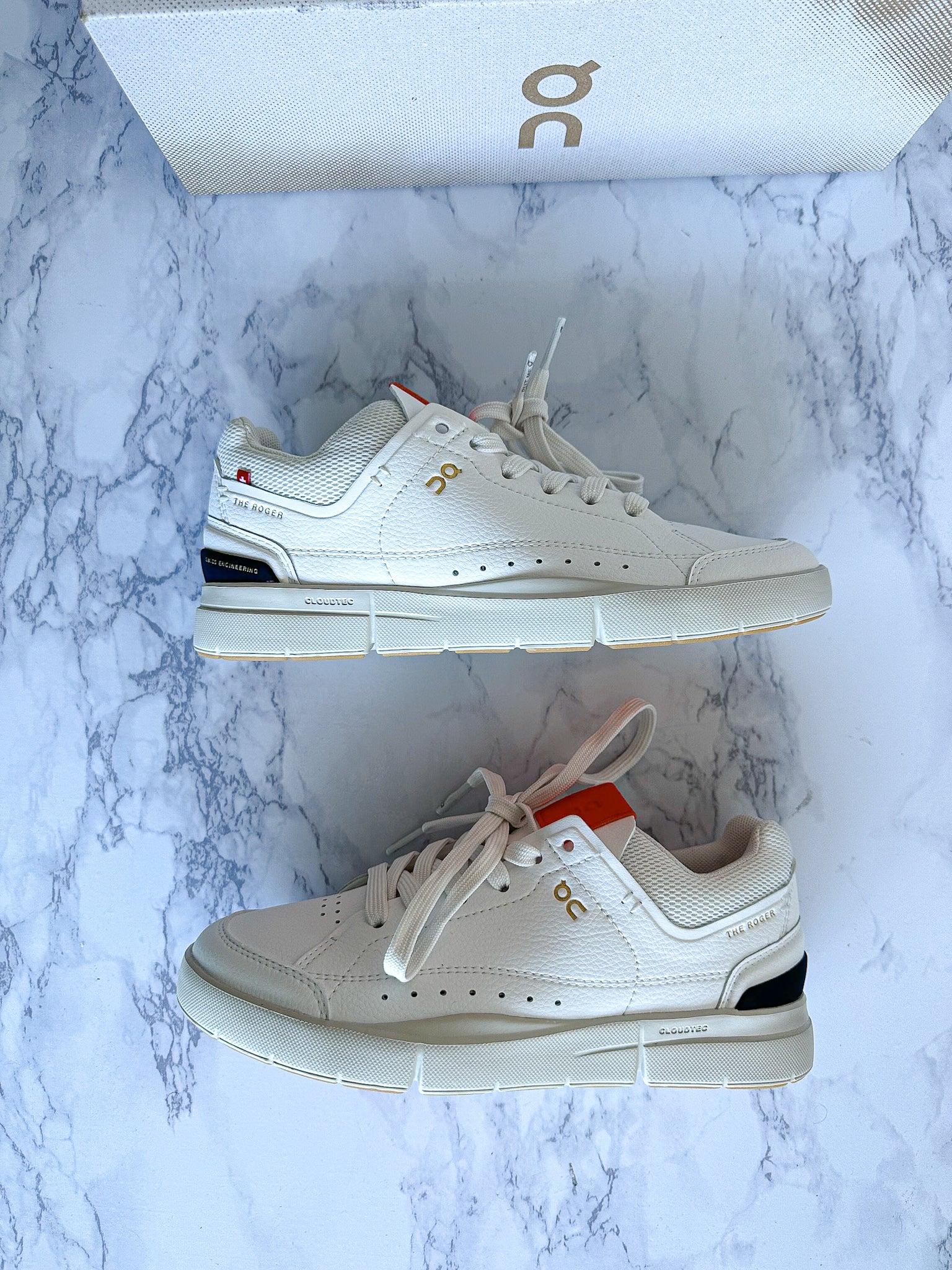 On Running The Roger Centre Court White Black Sneakers