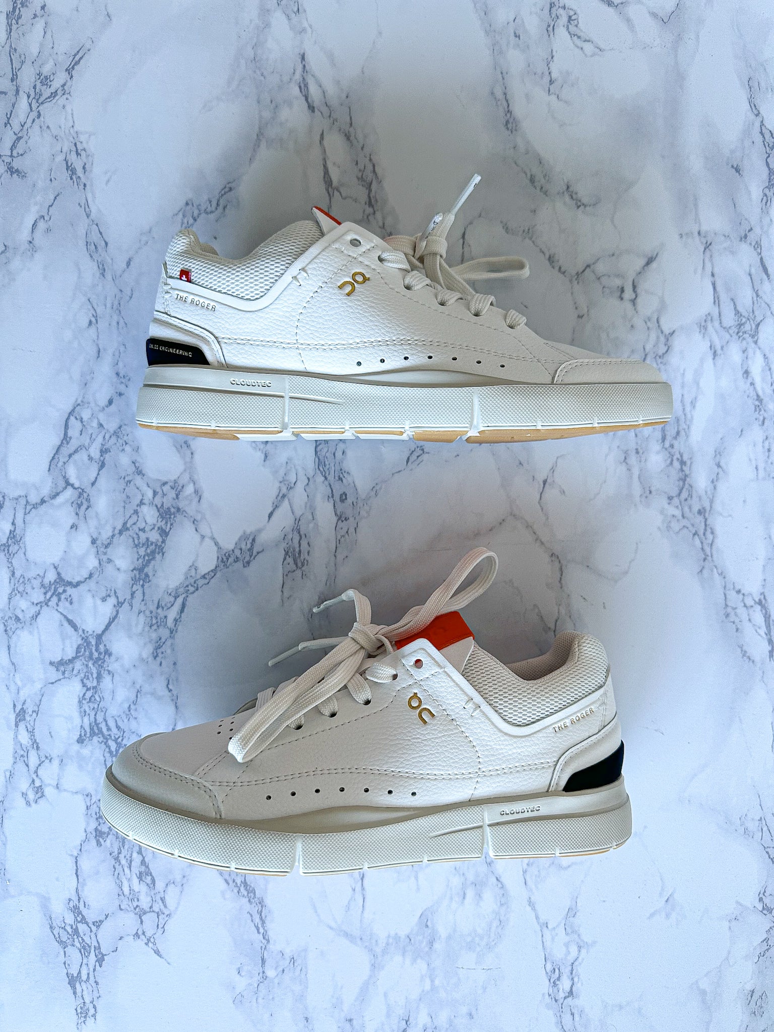 On Running The Roger Centre Court White Black Sneakers