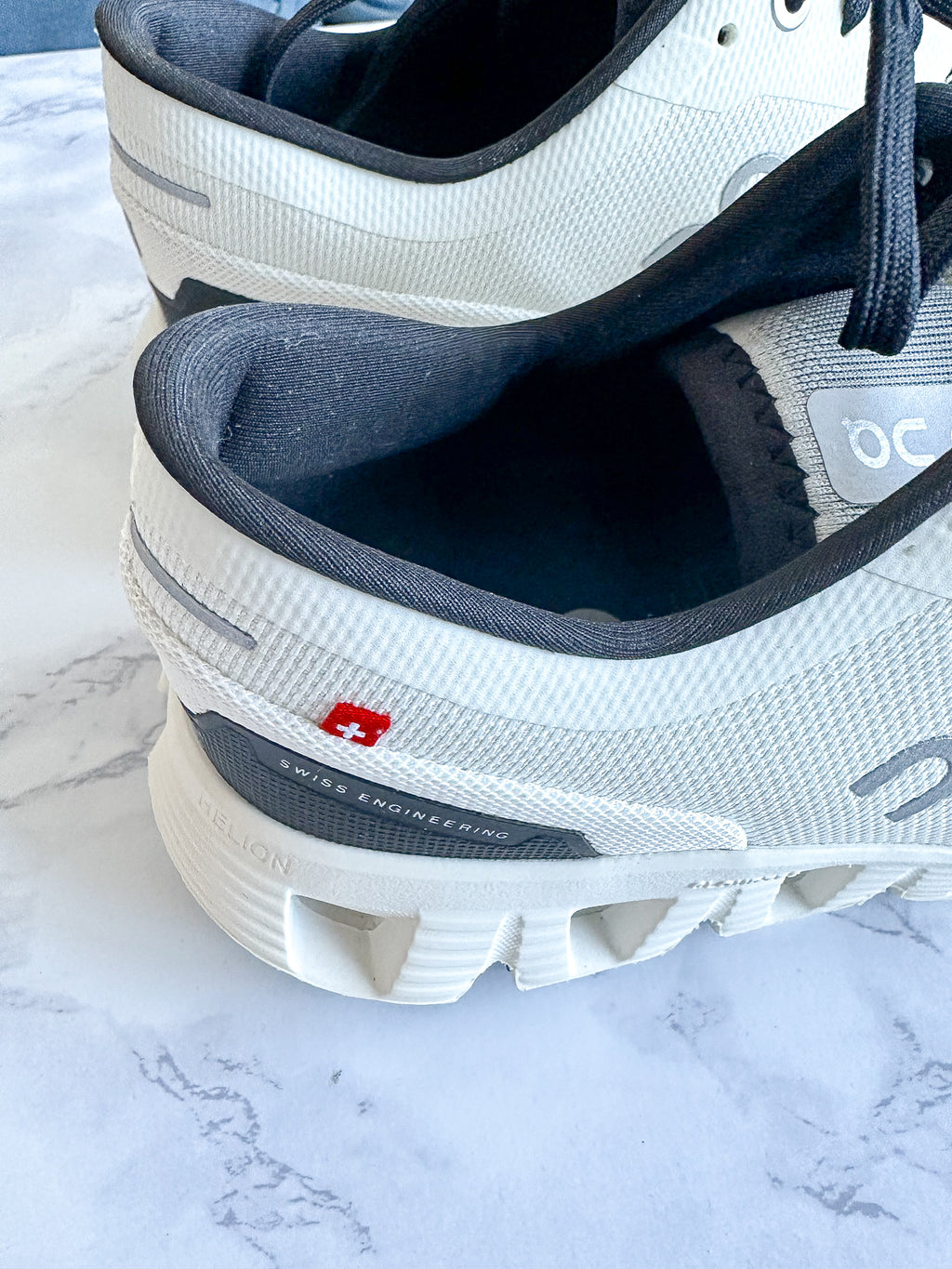 On Running Cloud X3 Sneakers In Black White