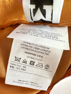 Missoni M Satin Orange Stripe Colourblock Skirt