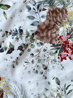 Lauren Ralph Lauren Festive Pine Cone Winter Christmas Tablerunner