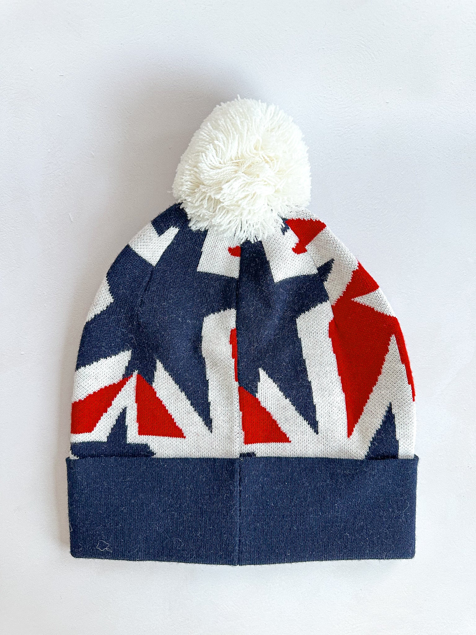 Perfect Moment Bobble Knit Ski Star Print Logo Beanie Hat