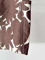 Marni Brown Floral Woven Print Blouse
