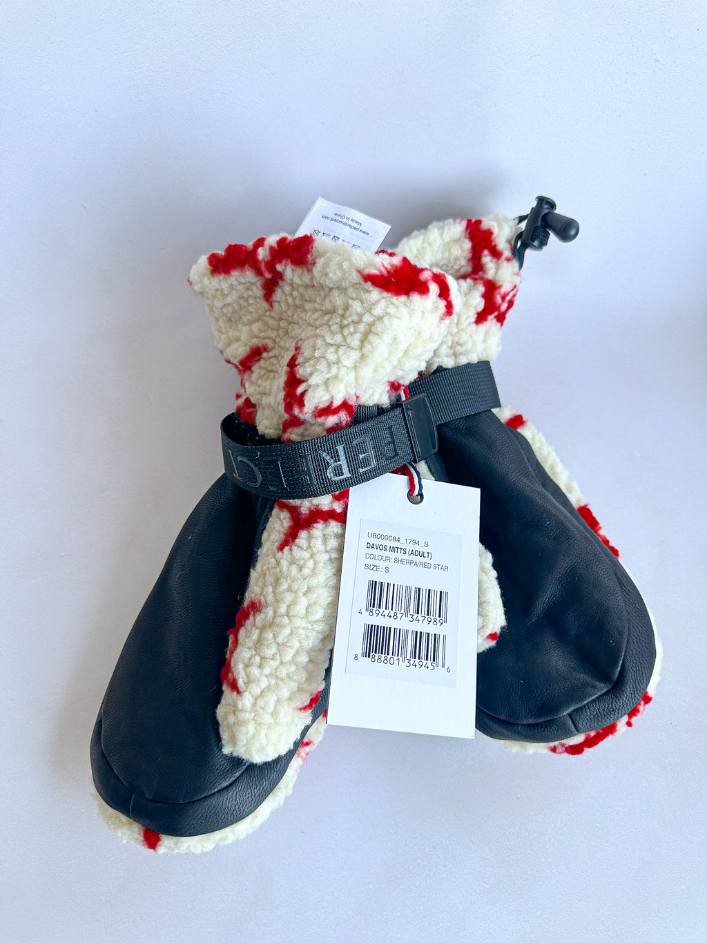 Perfect Moment Davos Sherpa Fleece Ski Mittens Gloves