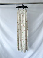Sleeper Floral Blossom Print Elastic Waist Summer Trousers