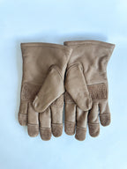 Belstaff Cow Leather Tan Brown Motorcycle Gloves