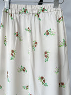 Sleeper Floral Blossom Print Elastic Waist Summer Trousers