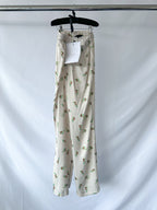 Sleeper Floral Blossom Print Elastic Waist Summer Trousers
