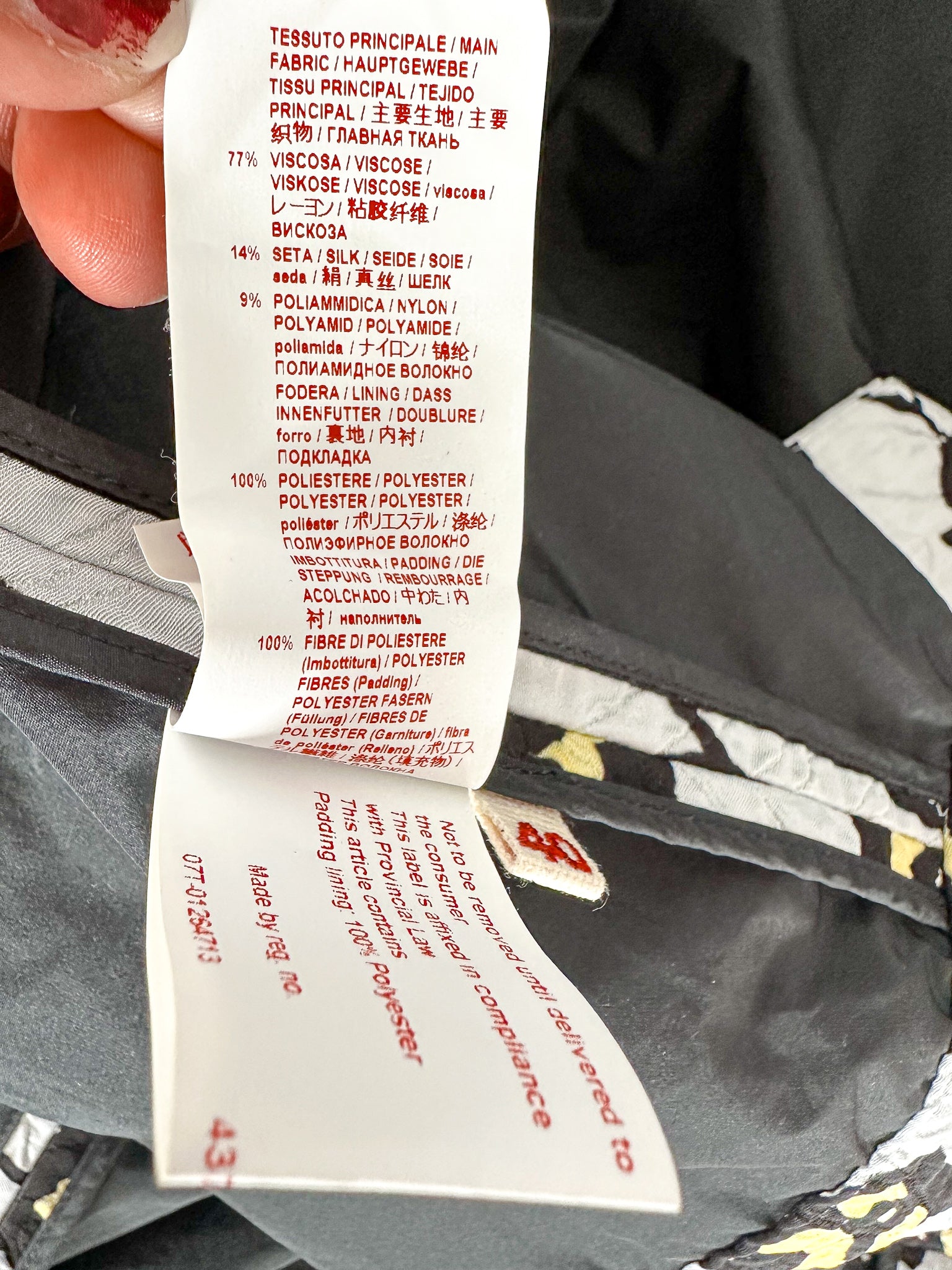 Marni Blue Floral Print Jacquard Textured Satin Woven Dress