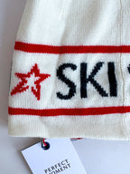 Perfect Moment Ski Bobble Embellished Wool Beanie Hat