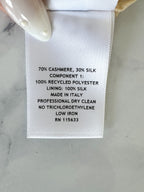 Gabriela Hearst Summer Patchwork Cashmere Silk Maxi Dress