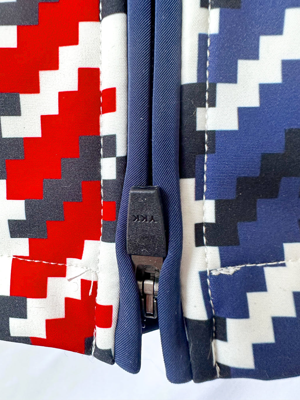 Perfect Moment Ski Aurora Red White Blue Houndstooth Flare Pant Trousers