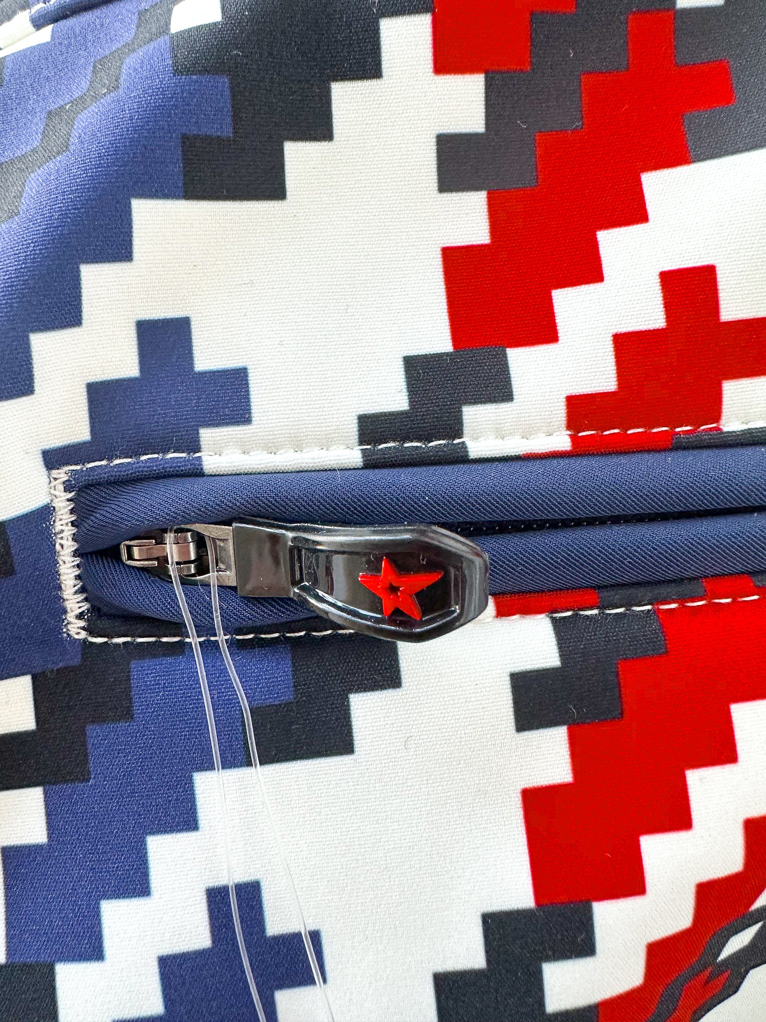 Perfect Moment Ski Aurora Red White Blue Houndstooth Flare Pant Trousers