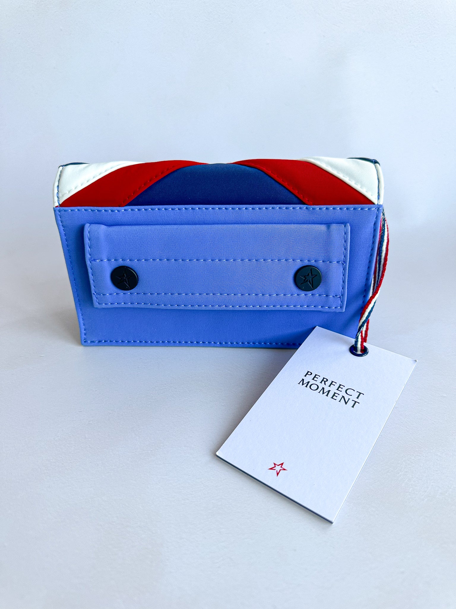 Perfect Moment Star Quilted Blue Belt Bum Bag