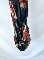 Magda Butrym 11 Floral Black Long Sleeve Dress