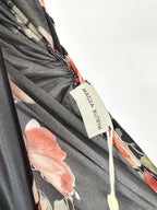 Magda Butrym 11 Floral Black Long Sleeve Dress