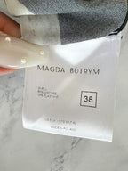 Magda Butrym 11 Floral Black Long Sleeve Dress