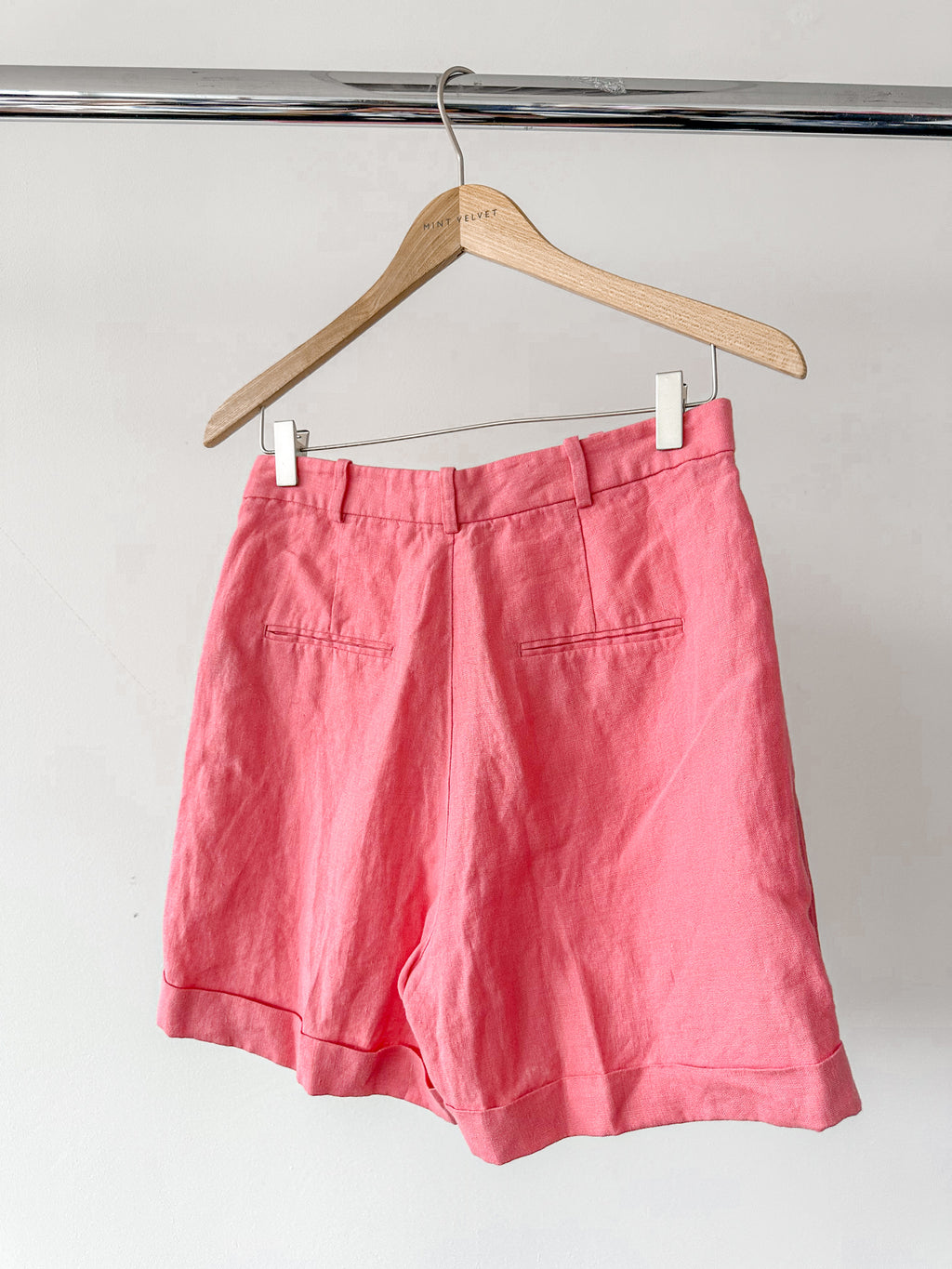 POLO RALPH LAUREN – Rosa Leinen-Sommershorts