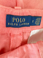 POLO RALPH LAUREN – Rosa Leinen-Sommershorts
