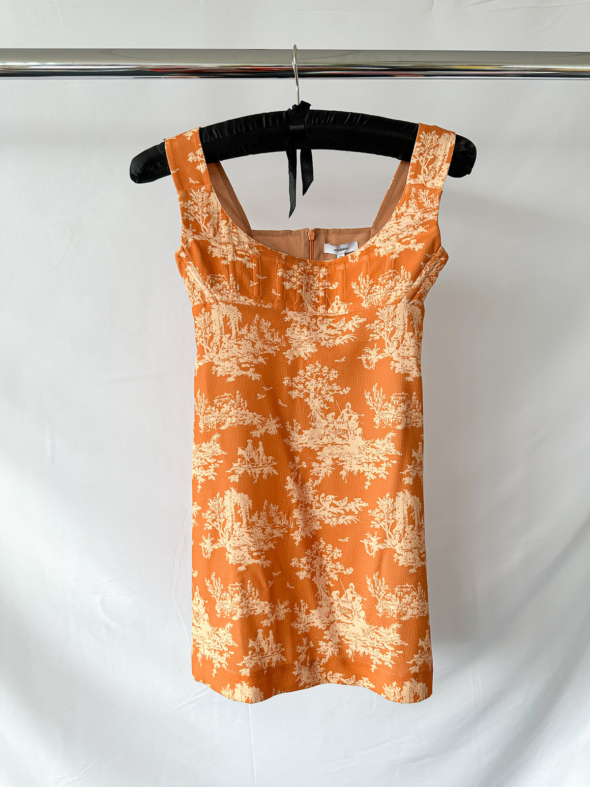 Vivi Clementine Print Mini Dress