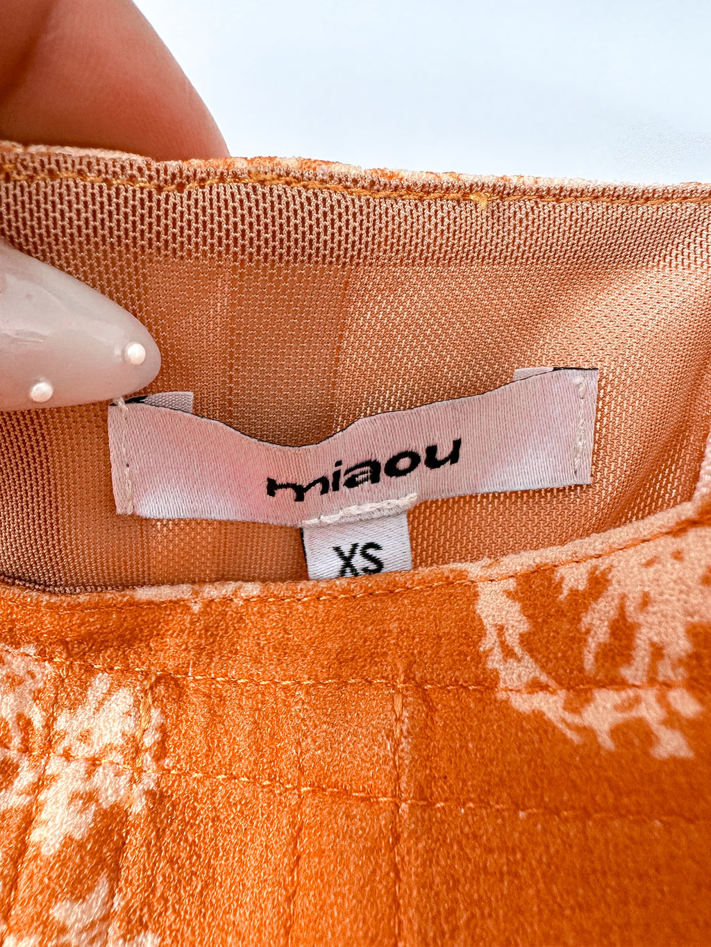 Miaou Vivi Clementine Print Mini Dress