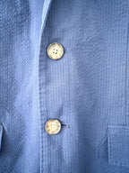 POLO RALPH LAUREN Blue Seersucker Blazer Jacket