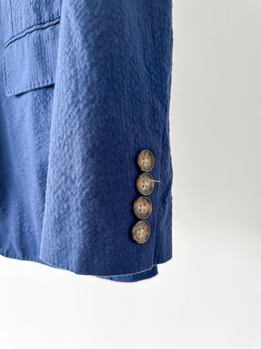 POLO RALPH LAUREN Blue Seersucker Blazer Jacket