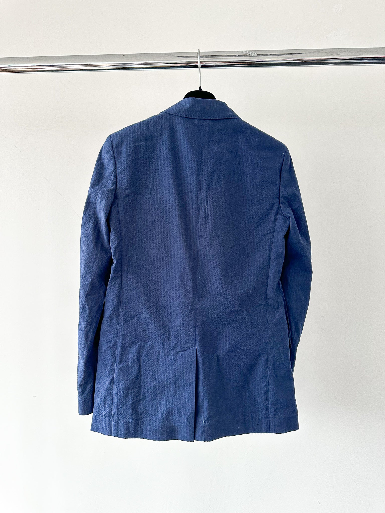 POLO RALPH LAUREN Blue Seersucker Blazer Jacket