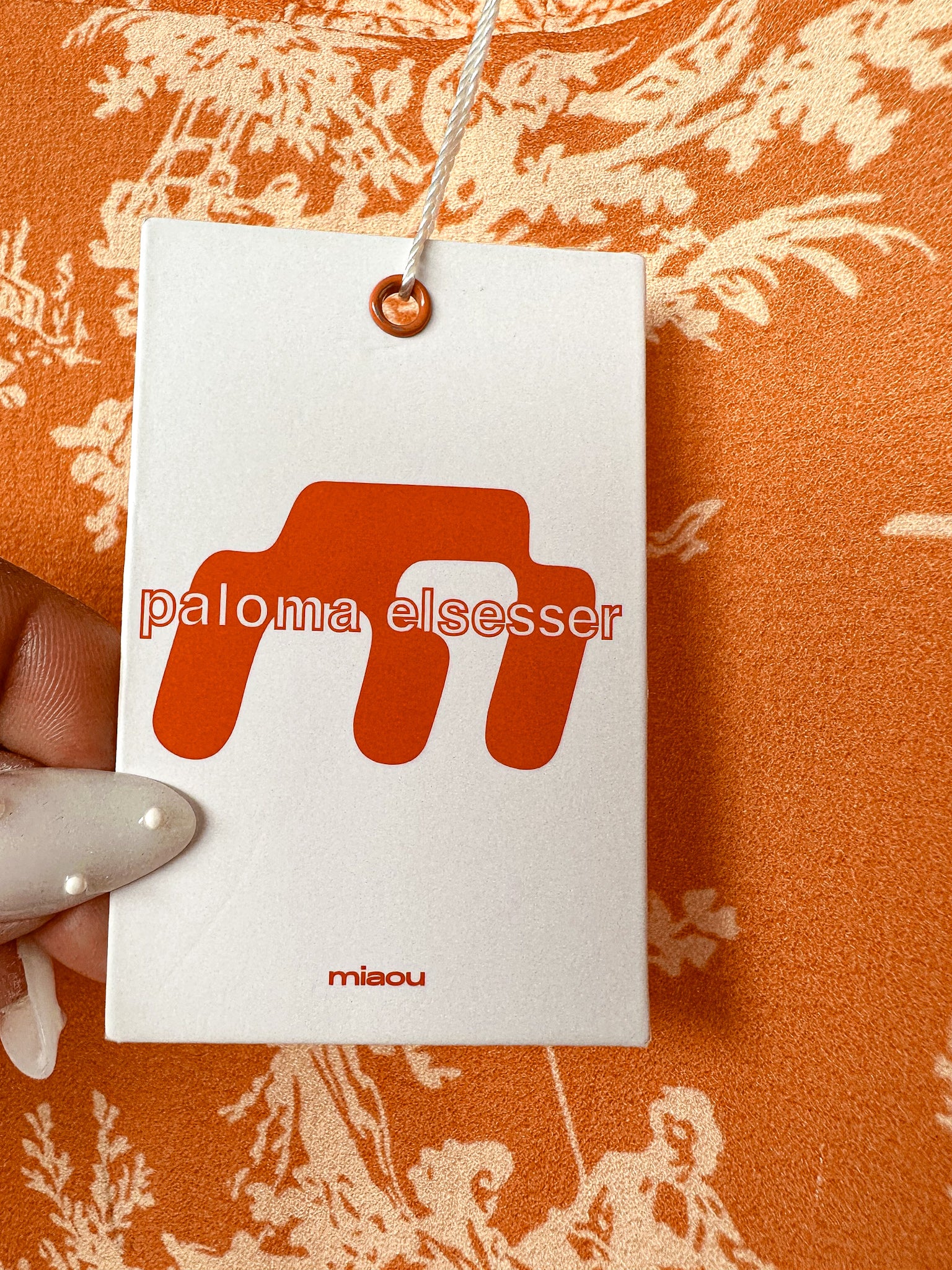 Miaou Vivi Clementine Print Mini Dress