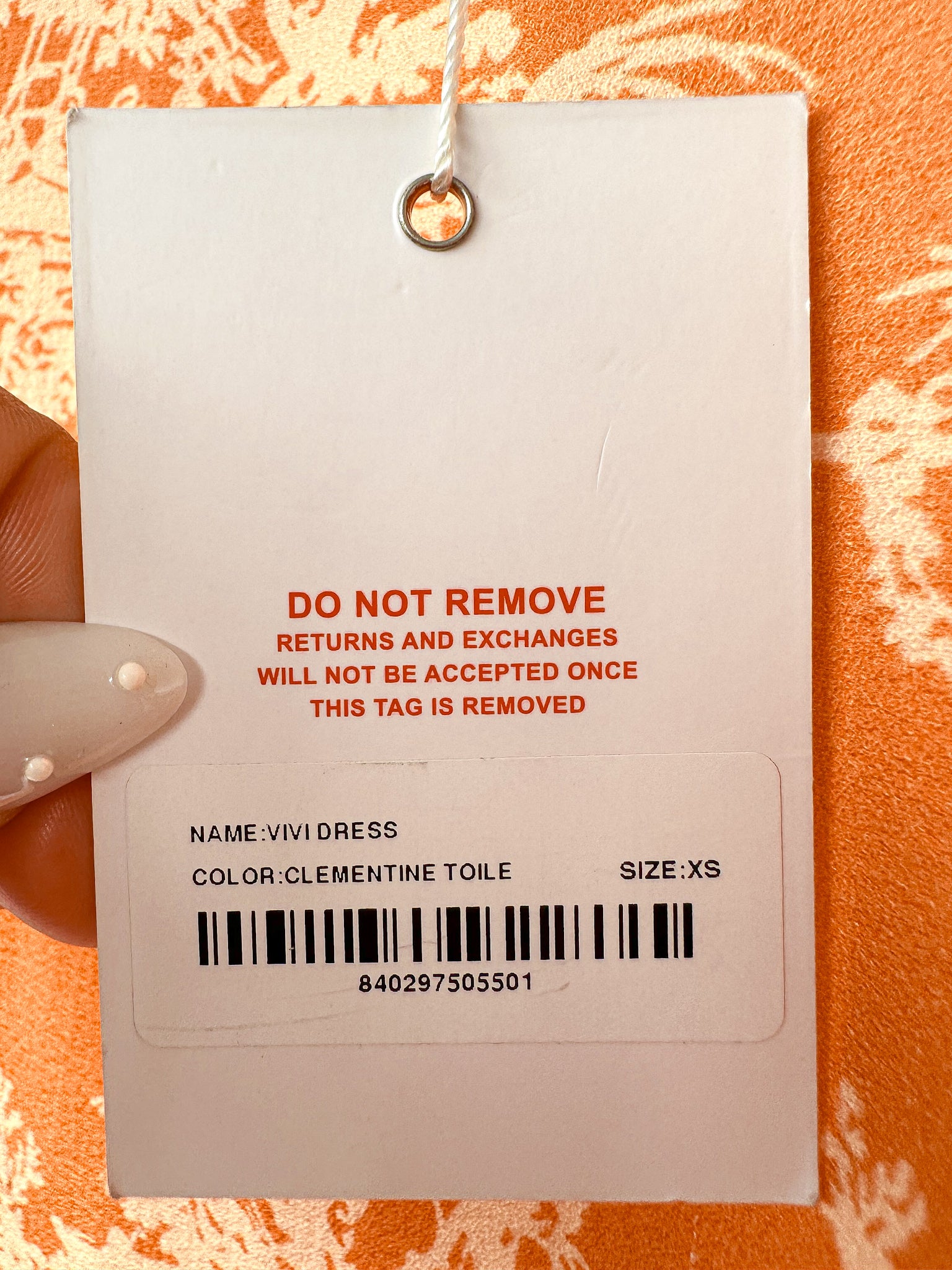 Miaou Vivi Clementine Print Mini Dress