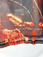 Jean Paul Gaultier Pigalle Paris Print Mesh Mini Dress