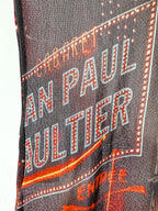 Jean Paul Gaultier Pigalle Paris Print Mesh Mini Dress