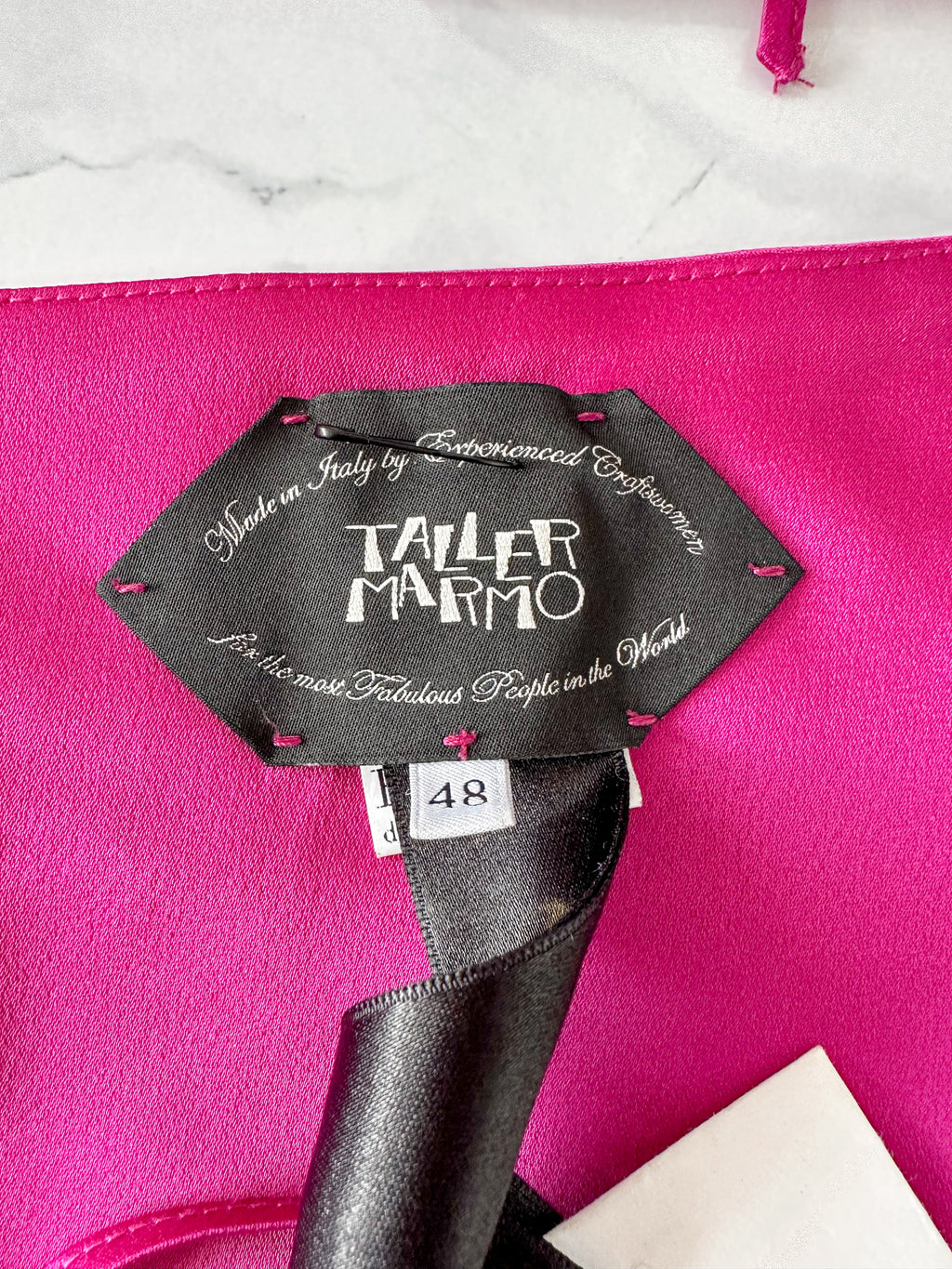 Taller Marmo Pink Cometa Strappy Open-back Halterneck Crepe Top