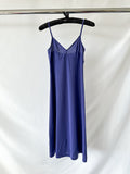 Zimmermann – Unterkleid mit V-Ausschnitt und Spaghettiträgern in Blau