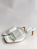 Jacquemus White Les Mules Piscine Heels