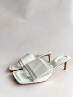Jacquemus White Les Mules Piscine Heels