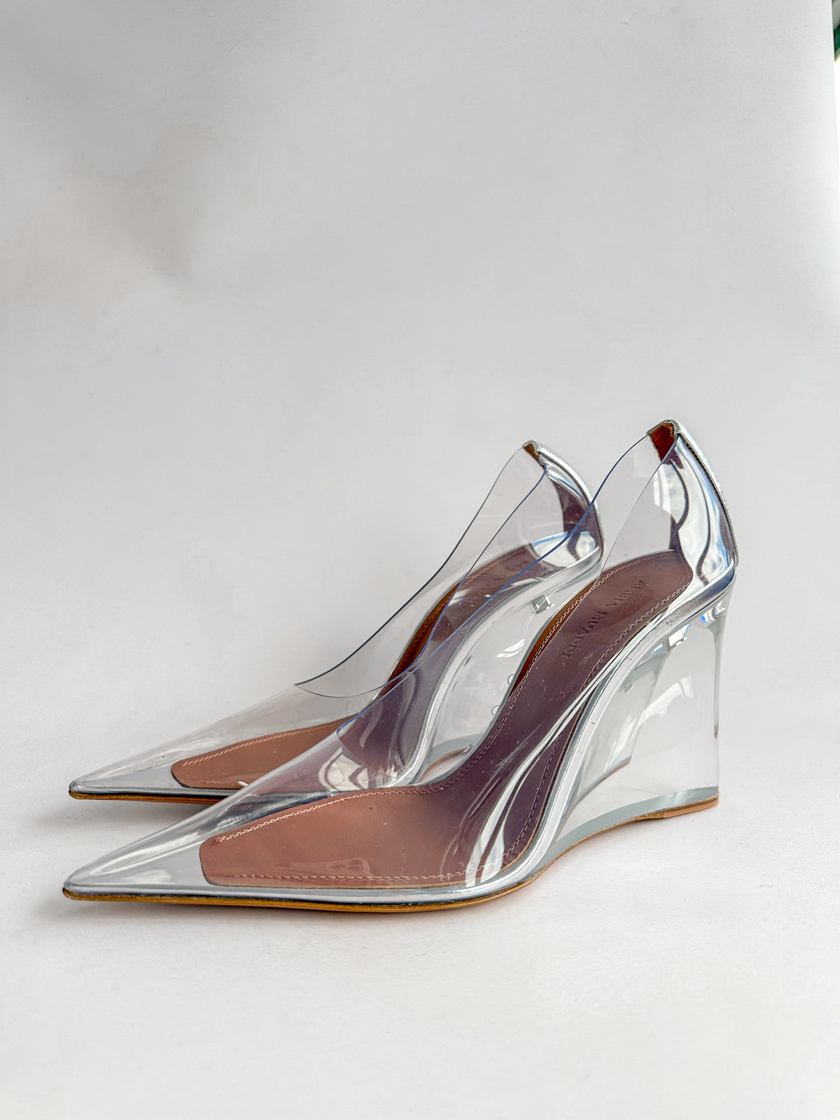 Lupita PVC Wedge Mules