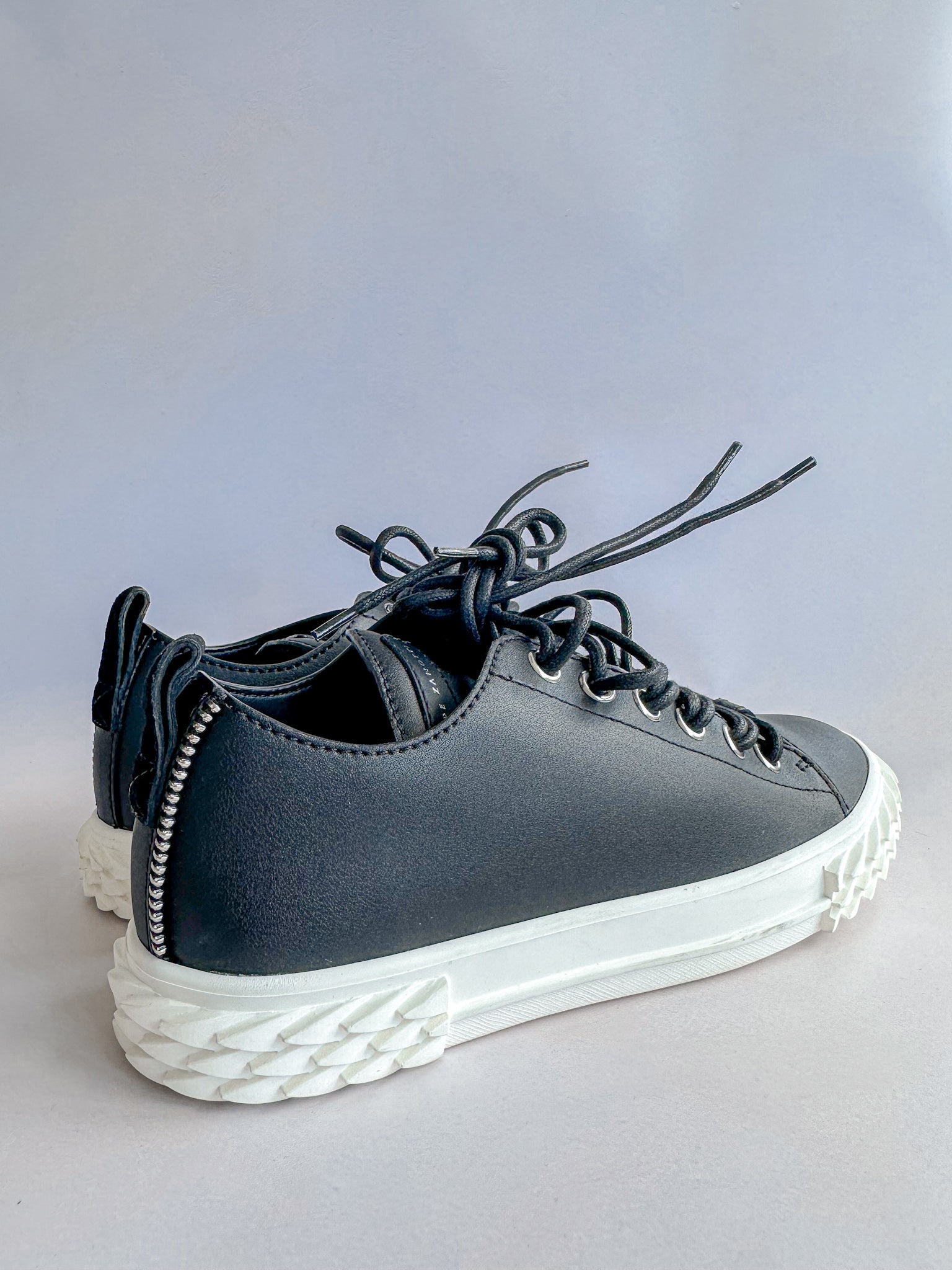 Giuseppe Zanotti Black Blabber Low Top Sneakers